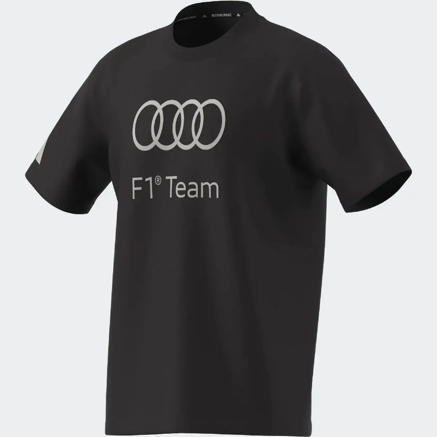 Audi póló, DNA, adidas, szürke