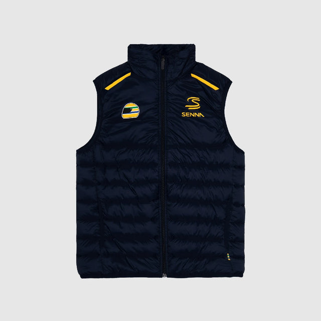 Ayrton Senna gilet, kék