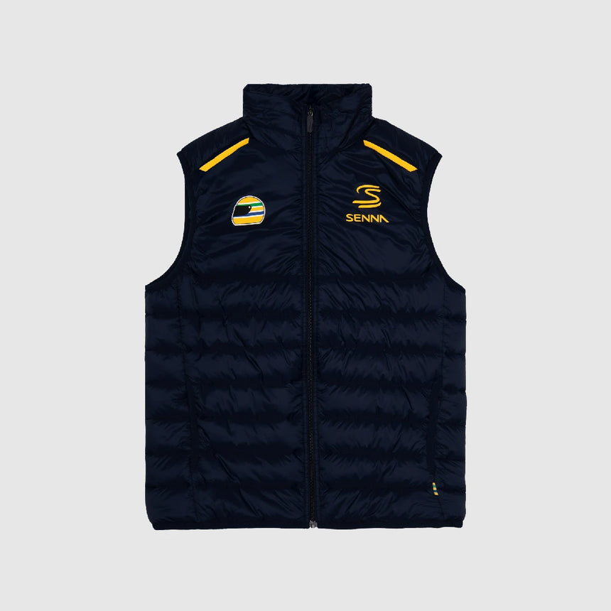 Ayrton Senna gilet, kék