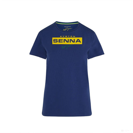 Ayrton Senna Logo Női Póló - FansBRANDS® - HU