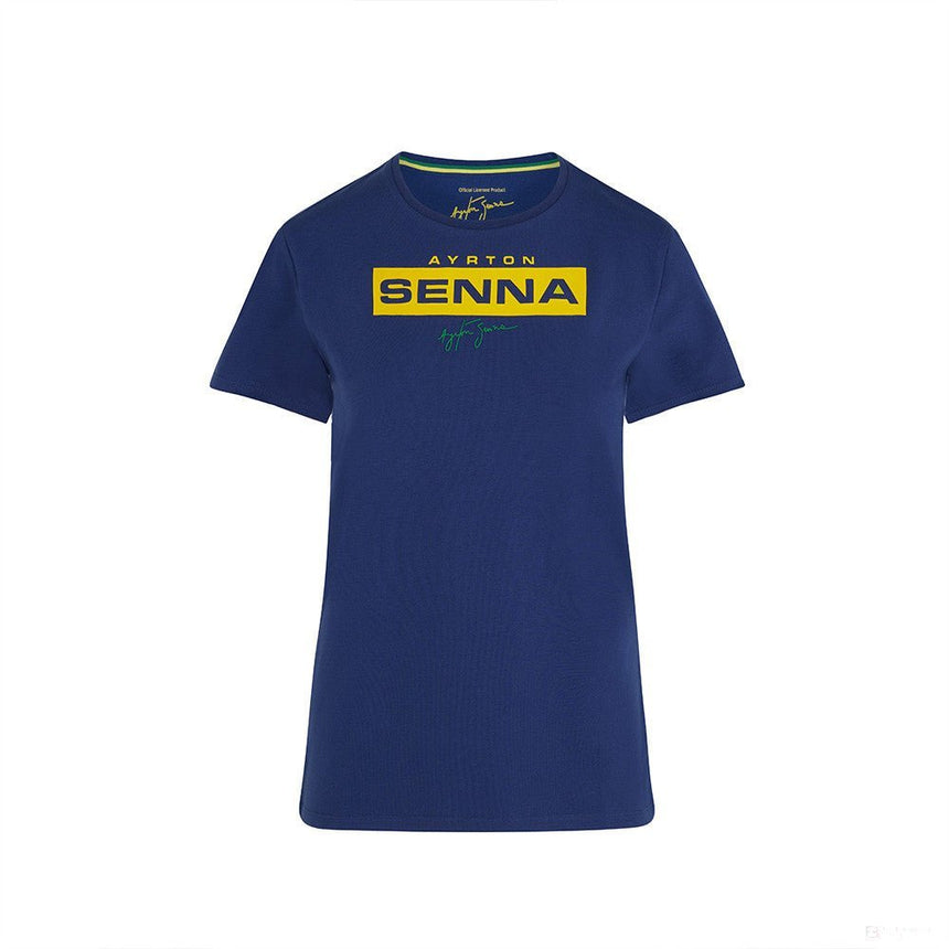 Ayrton Senna Logo Női Póló - FansBRANDS® - HU
