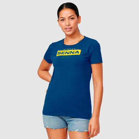 Ayrton Senna Logo Női Póló - FansBRANDS®