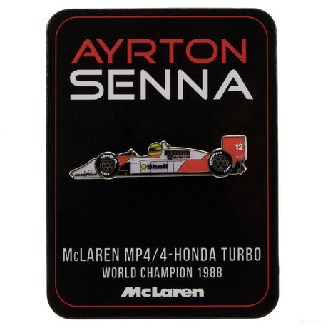 Ayrton Senna McLaren MP4/4 Kitűző - FansBRANDS®