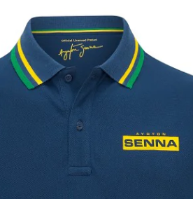Ayrton Senna  férfi Logo Póló 2022