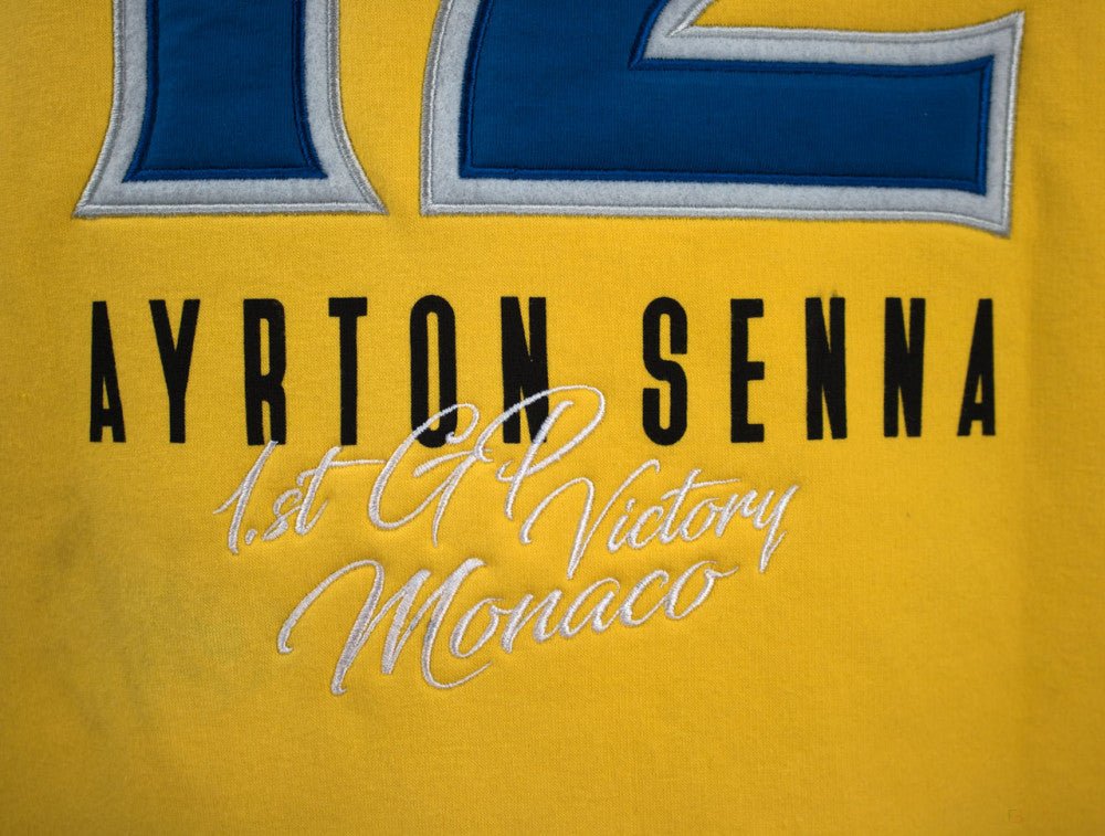 Ayrton Senna Monaco 1st Victory 1987 Pulóver - FansBRANDS®