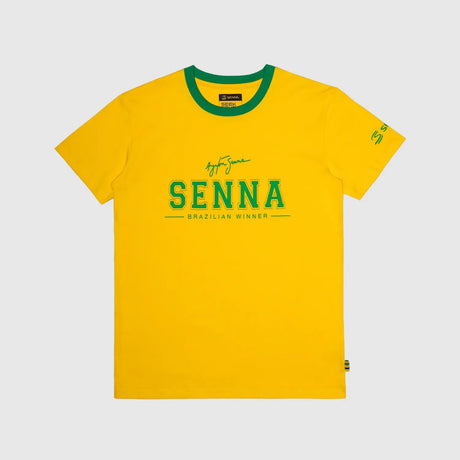 Ayrton Senna póló, Brazil, sárga