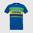 Ayrton Senna póló, SENNA, kék - FansBRANDS®