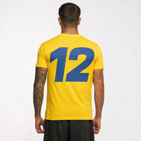 Ayrton Senna póló, SENNA, sárga - FansBRANDS®