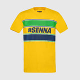 Ayrton Senna póló, SENNA, sárga - FansBRANDS®