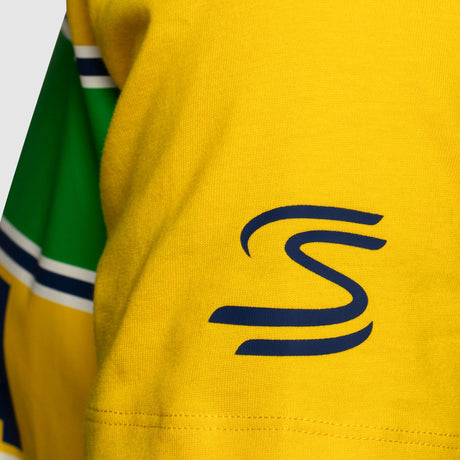 Ayrton Senna póló, SENNA, sárga - FansBRANDS®