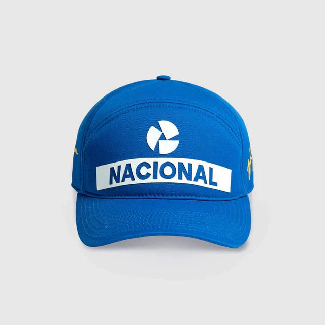 Ayrton Senna sapka, Nacional, vintage, washed, kék - FansBRANDS®