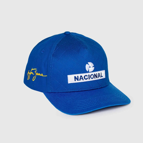 Ayrton Senna sapka, nemzeti, steppelt, kék