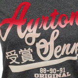 Ayrton Senna Vintage Környakú Női Póló - FansBRANDS®