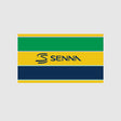 Ayrton Senna zászló, sárga