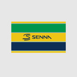 Ayrton Senna zászló, sárga