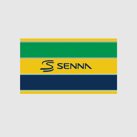 Ayrton Senna zászló, sárga