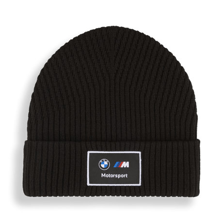 BMW Kötött Sapka, MMS, Puma, Közepes fazon, fekete 🔥 - FansBRANDS® - HU