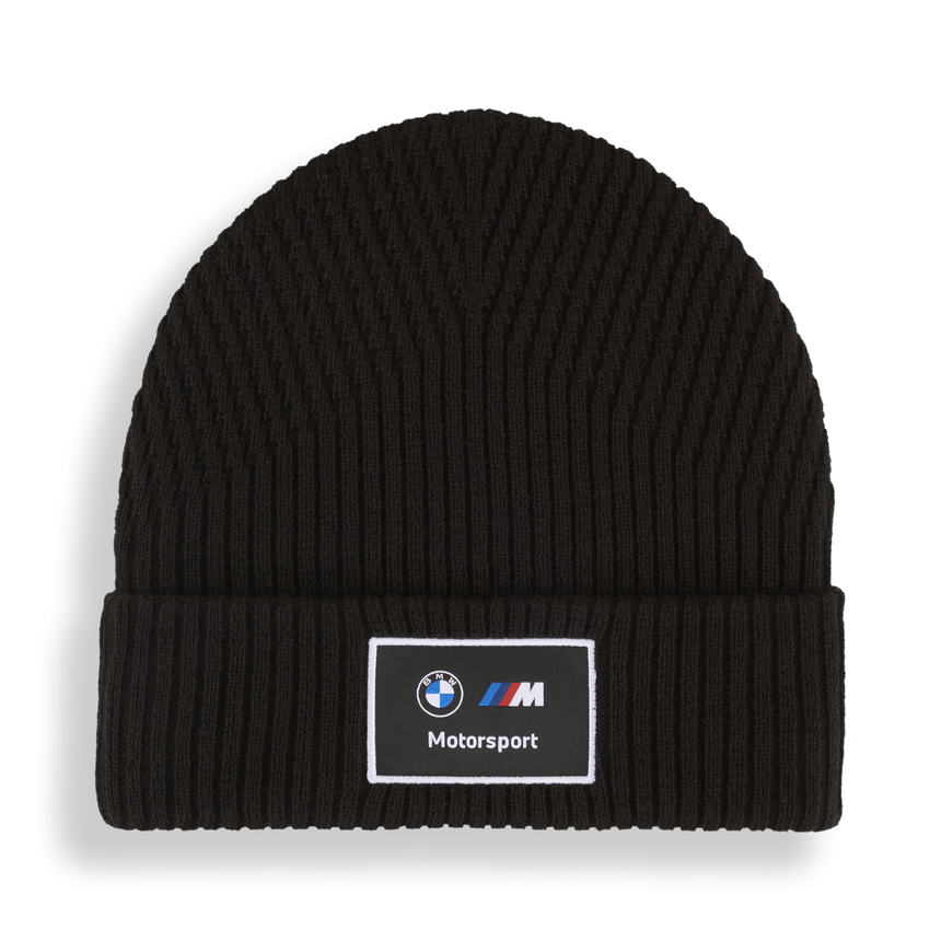 BMW Kötött Sapka, MMS, Puma, Közepes fazon, fekete 🔥 - FansBRANDS® - HU
