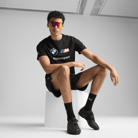 BMW logo Póló, Puma, Essential, MMS, fekete 🔥 - FansBRANDS® - HU