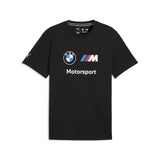 BMW MMS póló, essential, BMW, logó, fekete