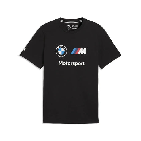 BMW MMS póló, essential, BMW, logó, fekete