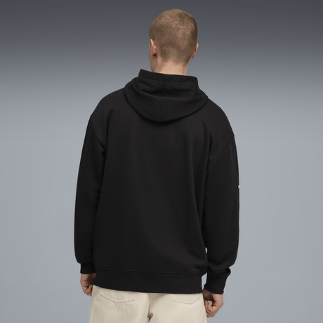 BMW Polár Kapucnis Pulóver, Puma, MMS, essential+, fekete 🔥 - FansBRANDS® - HU