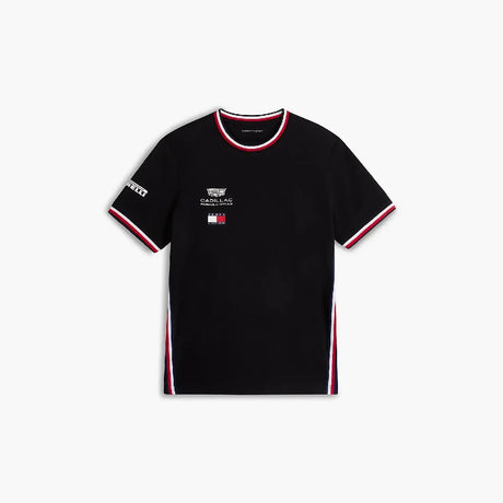 Cadillac F1 póló, csapat, Tommy Hilfiger, fekete, 2026