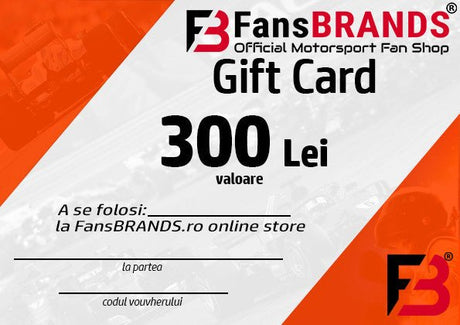 Card Cadou 300 RON - FansBRANDS®