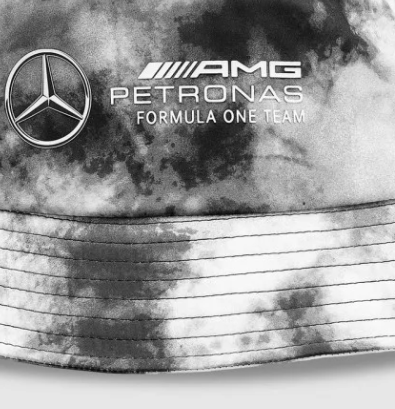 Mercedes halászsapka, tie dye, szürke