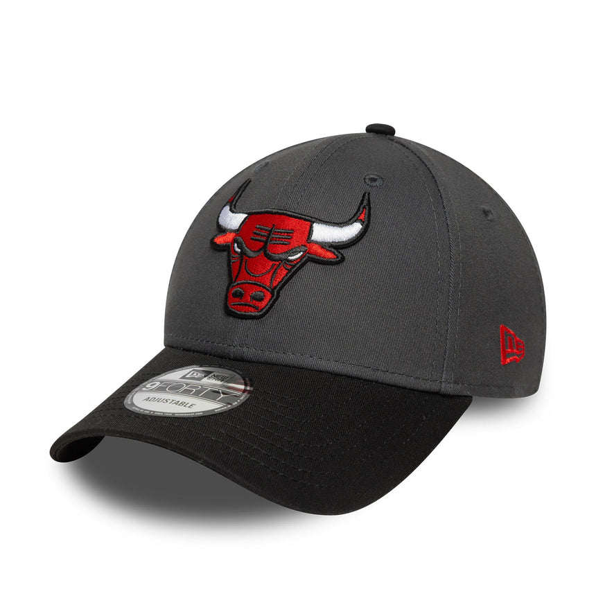 Chicago Bulls sapka, oldalsó hímzett patch, New Era, 9FORTY, szürke, szürke - FansBRANDS® - HU
