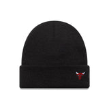 Chichago Bulls beanie, mini logó, cuff, New Era, fekete - FansBRANDS® - HU