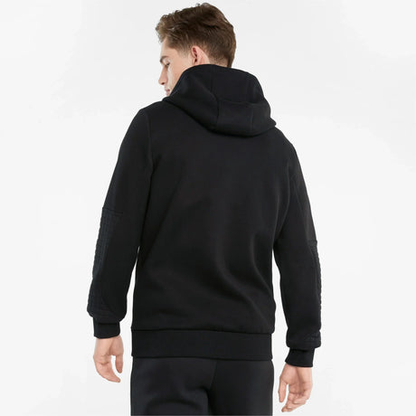 BMW Hoodie, Puma BMW MMS Full Zip, schwarz, 2021