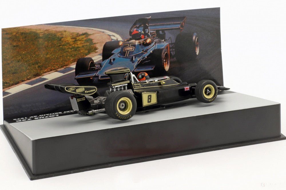 Emerson Fittipaldi Lotus 72D #8 Brit GP Győztes GP 1972 Modell Autó - FansBRANDS®