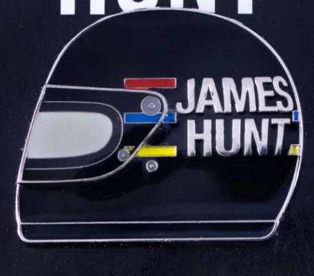 James Hunt Helmet 1976 Pin
