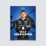 Eredeti F1 Print – Max Verstappen poszter (A3 méret) - FansBRANDS® - HU
