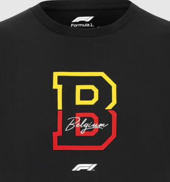 Formel 1 T-Shirt, F1 Fanwear Spa GP SE, schwarz, 2022