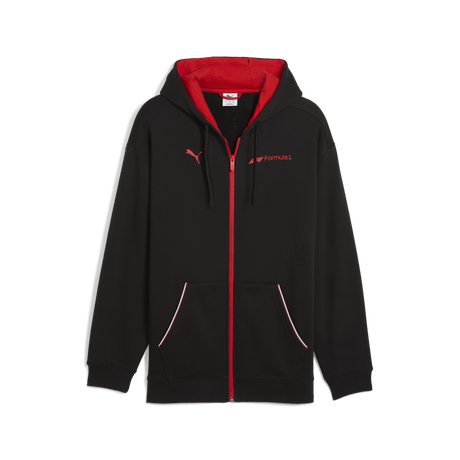 F1 Pulóver, Puma, Essetial+, Cipzáras, fekete 🔥 - FansBRANDS® - HU