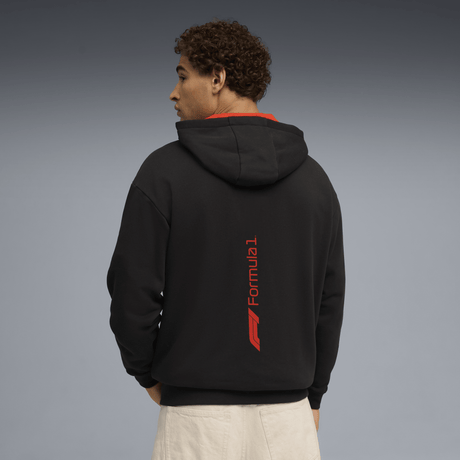 F1 Pulóver, Puma, Essetial+, Cipzáras, fekete 🔥 - FansBRANDS® - HU