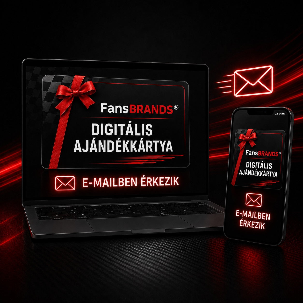 FansBRANDS® Digitális Ajándékkártya