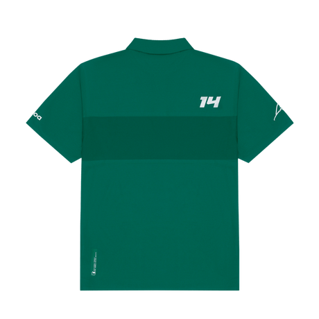 Fernando Alonso galléros póló, Kimoa, minimal, zöld, 2024 - FansBRANDS® - HU