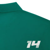 Fernando Alonso galléros póló, Kimoa, minimal, zöld, 2024 - FansBRANDS® - HU