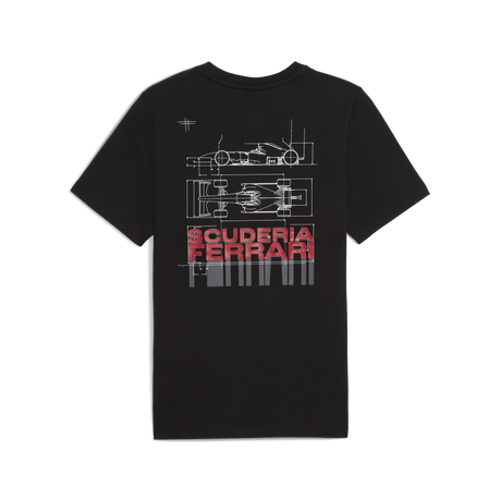 Ferrari Autó Mintás Póló, Puma, fekete 🔥 - FansBRANDS® - HU