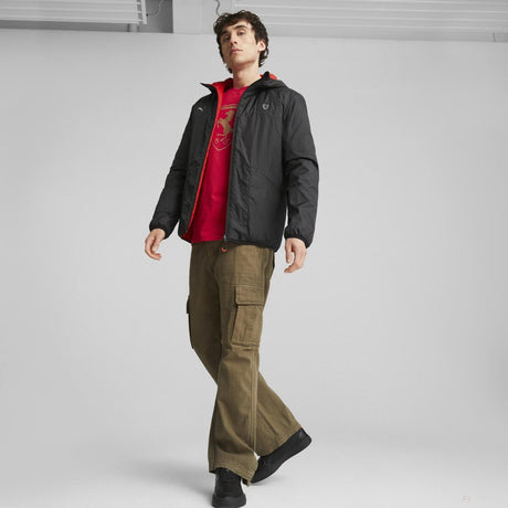 Ferrari bélelt kabát, Puma, Revisible, fekete - FansBRANDS®