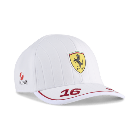 Ferrari, Charles Leclerc, Baseball Sapka, fehér 🔥 - FansBRANDS® - HU