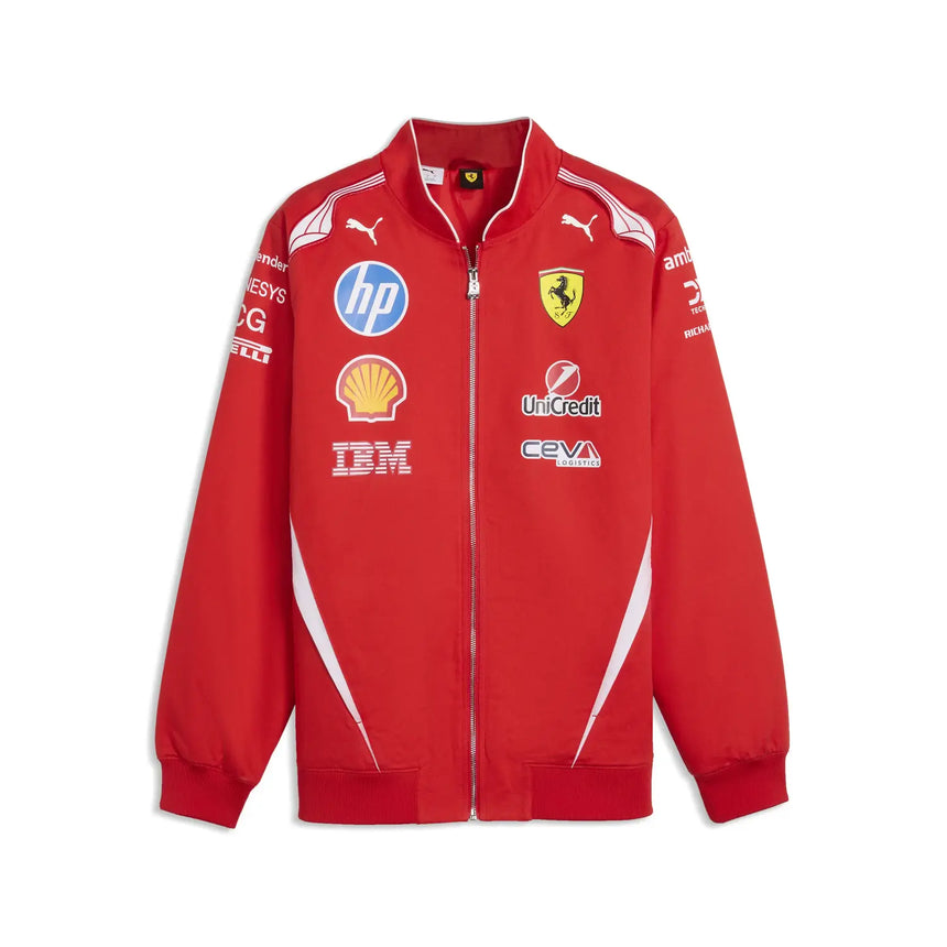 Ferrari dzseki, eredeti, csapat, Puma, piros, 2026