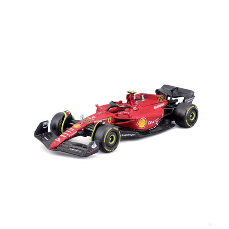 Ferrari F1 Model car, Bburago, F175, Carlos Sainz #55, red, 1:43 scale, 2022 - FansBRANDS®