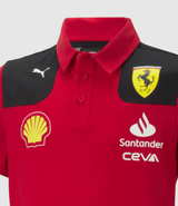 Ferrari galléros póló, Puma, csapat, gyerek, piros, 2023 - FansBRANDS® - HU