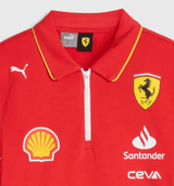 Ferrari galléros póló, Puma, csapat, gyerek, piros, 2024 - FansBRANDS® - HU