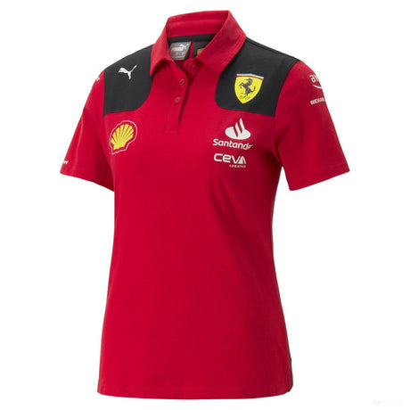 Ferrari galléros póló, Puma, csapat, női, piros, 2023 - FansBRANDS®