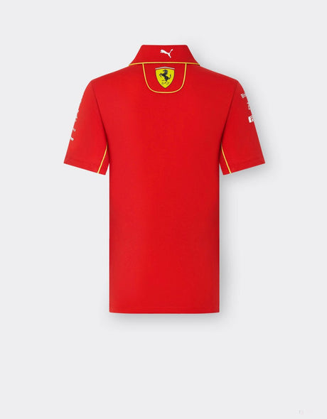 Ferrari galléros póló, Puma, csapat, női, piros, 2024 - FansBRANDS®
